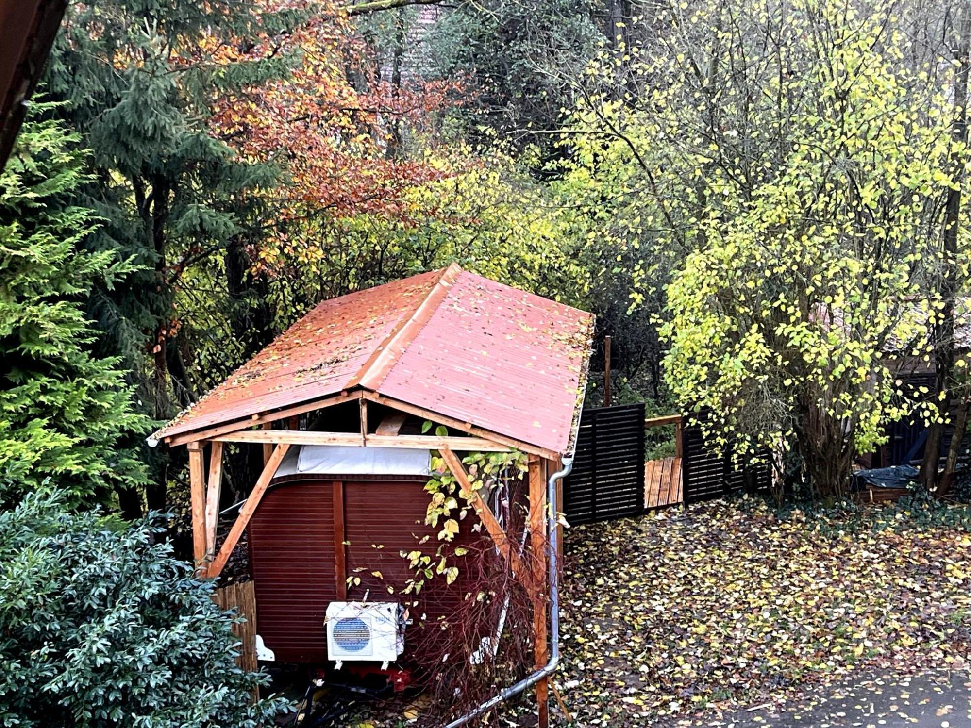 Historischer Zirkuswagen Mit Terrasse Und Blick Ins Gruene Witzenhausen Exterior photo